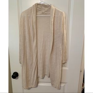 Anthropologie Yellow Bird Cardigan Sweater- Beige